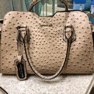 Purse, textured bag, natural color